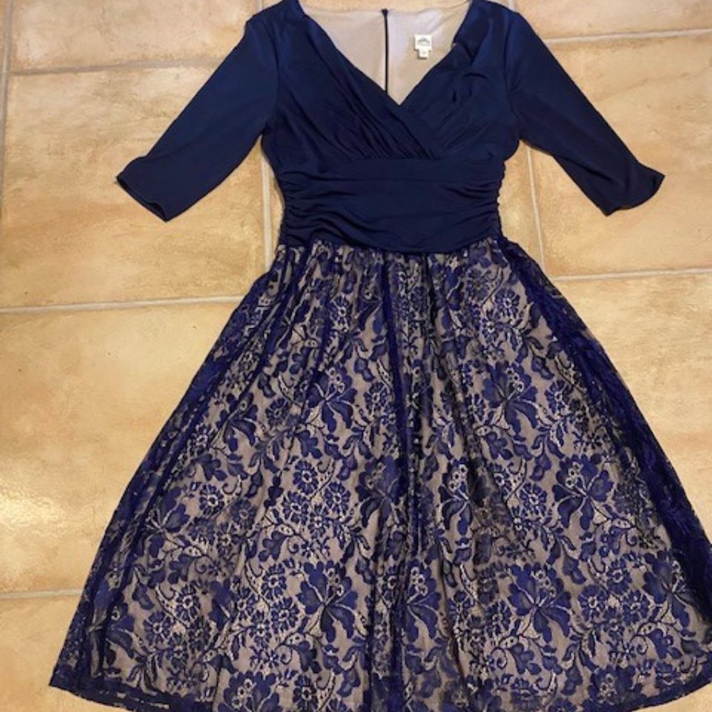 Navy evening dress size 6